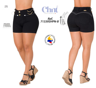 Short Levanta Cola CHNT 71339SHPN-B - Negro
