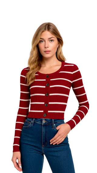 Sueter  Manga Larga 5B6998S - Vinotinto