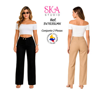 Conjunto Pantalon 5V7035LMX - Negro