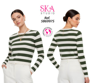 Sueter Cuello Redondo 5B6997S - Verde