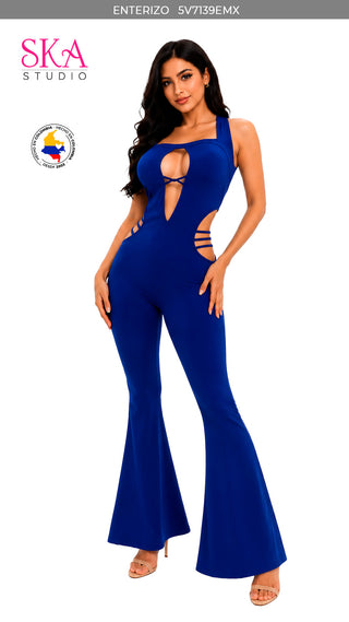 Women's Versatile Going-Out Jumpsuit 5V7139EMX
