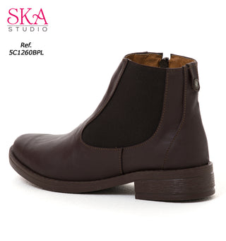 Botines Caña Baja Para Mujer 5C1260BPL - Cafe