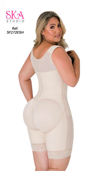Faja Moldeadora Manga Sisa Y En Short 5F272ESH - Beige