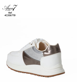 Tenis Multicolor 4C2067TB - Blanco