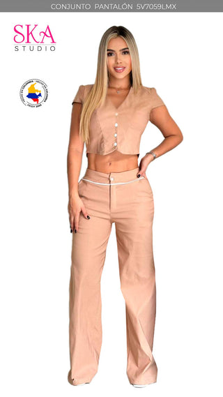 Conjunto Pantalon 5V7059LMX	 - Negro