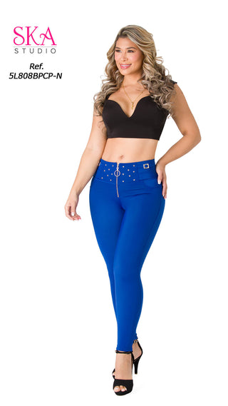 Leggings Levanta Cola Ska 5L808BPCP-N - Azul