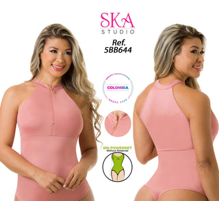 Body Cuello Tipo Halter 5BB644 - Salmon