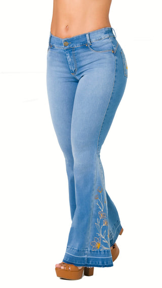 Jeans Bota Campana 52697PDC-B - Azul Medio