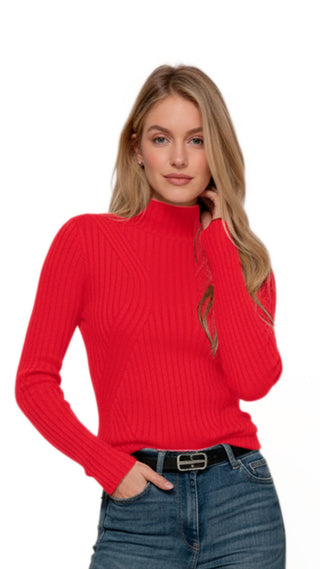 Sueter Manga larga 5B6995S - Rojo