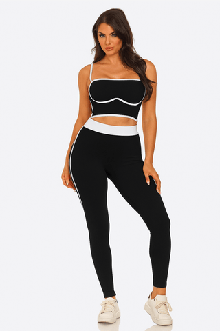 Conjunto Legging 5L6964LMX	 - Negro