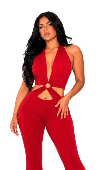 Women's Versatile Going-Out Jumpsuit 5V7147EMX