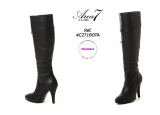 Botas En Punta De Tacon   4C271BOTA  - Negro