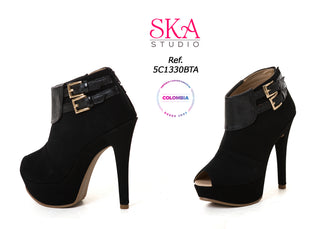 Botines Tacon Alto 5C1330BTA - Negro