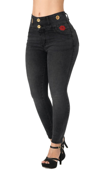 Jeans Levantacola 52756PNT-N - Gris