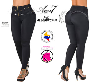 Legging Levantacola 4L869BPCP-N - Negro
