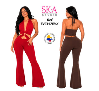 Women's Versatile Going-Out Jumpsuit 5V7147EMX