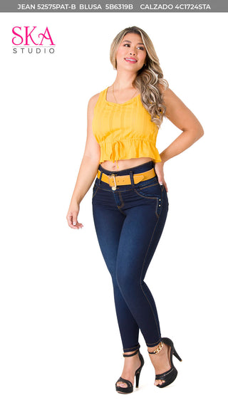 Blusa Sin mangas  5B6319B - Mostaza