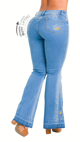 Jeans Bota Campana 52697PDC-B - Azul Medio