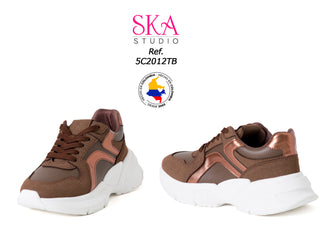 Tenis Casuales 5C2012TB - Cafe