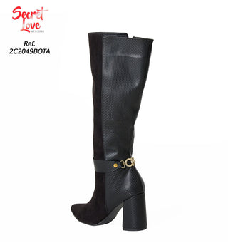 Botas Caña Alta 2C2049BOTA - Negro