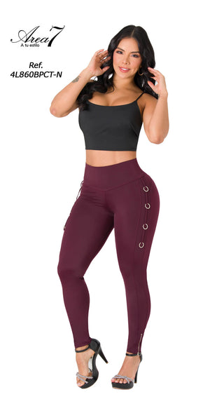 Leggings LevantaCola Area7 4L860BPCT-N - Vinotinto