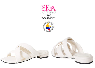 Sandalia Plana 5C1994SPL - Beige