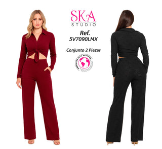 Conjunto Pantalon 5V7090LMX	 - Vinotinto