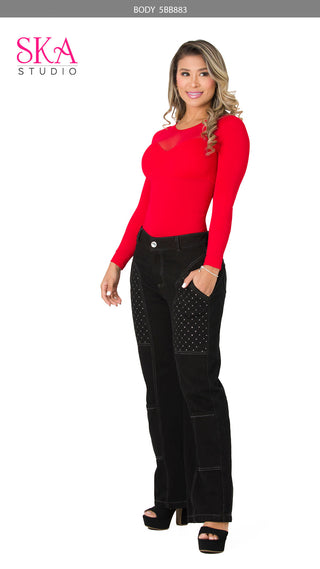 Body Seamless Control 5BB883 - Rojo