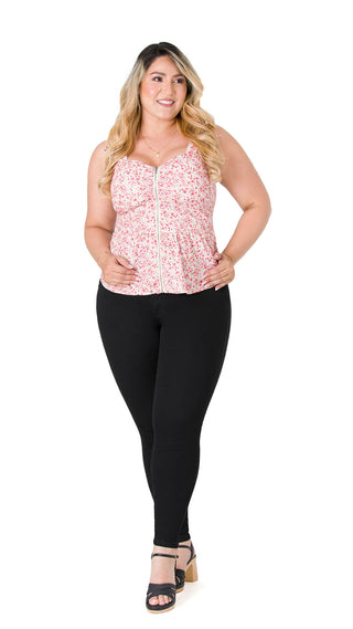 Blusa Cuello Corazon 5B6244B - Estampado