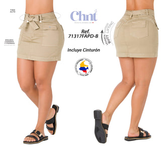Falda Levanta Cola CHNT 71317FAPD-B - Khaki