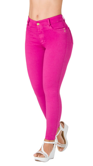 Jean Levanta Cola Skinny CHNT 52599PDT-B - Fucsia