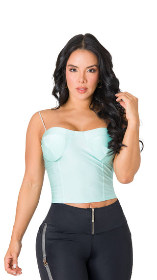 Crop Top 4B6110C - Verde