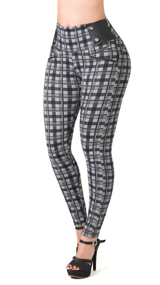 Leggings LevantaCola Pretina control 2L901BPCT-N - Estampado