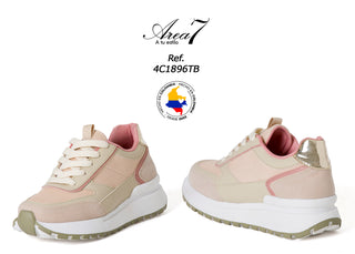 Tenis Casuales 4C1896TB - Beige