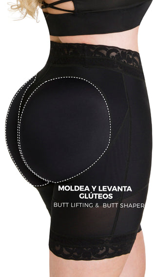 Short Faja Reloj De Arena Con Broches 5F271SH