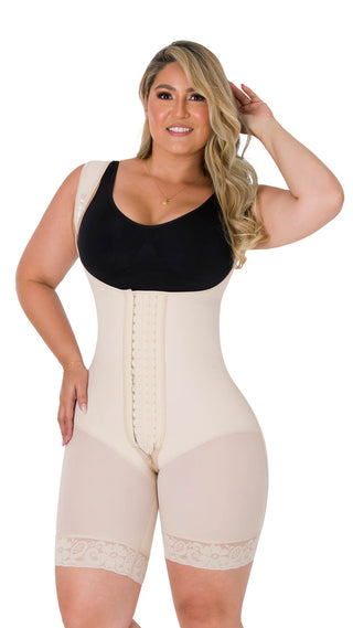 Faja Moldeadora Manga Sisa Y En Short 5F272ESH - Beige