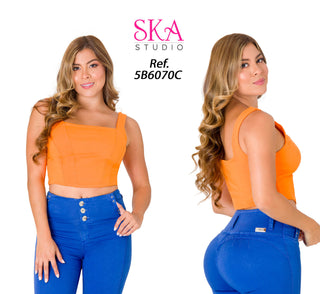 Crop Top 5B6070C - Naranja