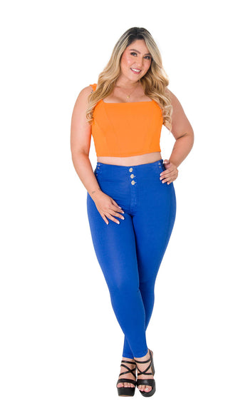 Crop Top 5B6070C - Naranja