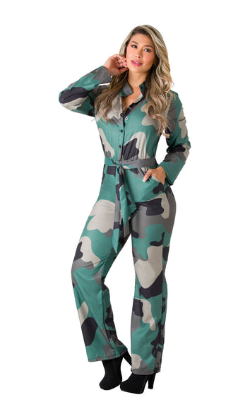 Jumpsuit Camo Print 5V6506EMX - Estampado
