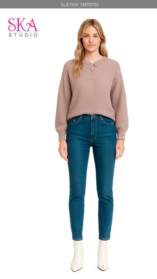 Sueter Manga Larga 5B7073S - Verde