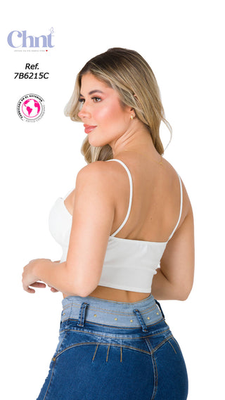 Crop Top 7B6215C - Marfil