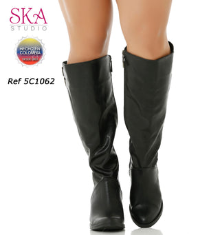 Botas Tacon Medio 5C1062BOTA - Negro