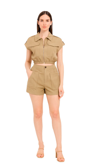 Conjunto Short 5V6963LMN - Khaki