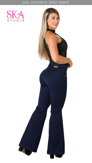 Jeans Bota Campana 52722PNC-N - Petroleo