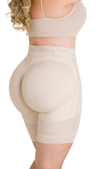 Short Faja Reloj De Arena Con Broches 5F271SH - Beige
