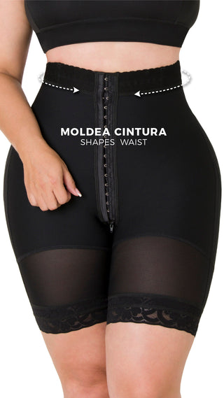 Short Reloj De Arena Tiro Super-Alto 5F270SHTA