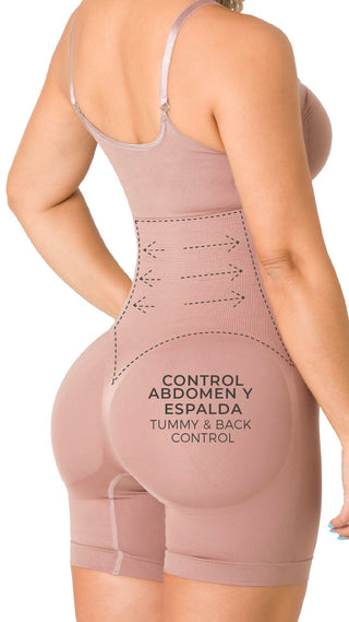 Faja Enterizo Short Seamless 5F354ESH - Negro