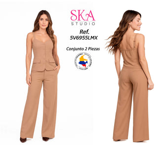 Conjunto Pantalon 5V6955LMX - Cafe