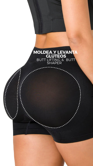 Short sin Costura 5F360SH - Negro