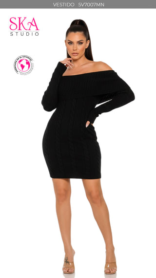 Vestido Mini V5V7007MN - Camel